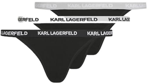 Karl Lagerfeld Damen Logo Brazilian (3 Pack)