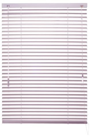 Persianas Venecianas Aluminio Lamas de 25mm, Estores Horizontales a Medida para Ventanas Interiores Oficina Baño Dormitorio(Rosa)