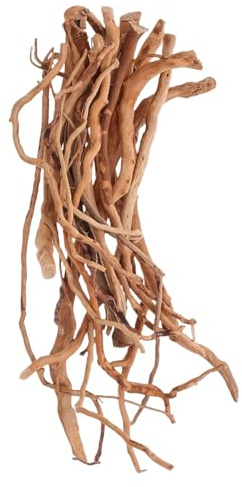 WEKAMOS Branches de Bois Flotté Naturel pour Aquarium et Terrarium Décorations pour Reptiles et Poissons Vignes de Terrarium en Bois Accessoire Esthétique