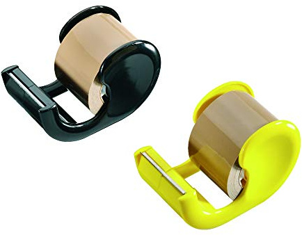 Pelikan NoName 10513729 Packband mit Abroller, 33 m x 38 mm, braun, Abroller farbig sortiert - keine Farbe auswählbar!, 1 Stück