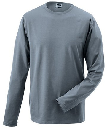 James & Nicholson Elastic Shirt Langarm - Schmal geschnittenes Langarm-Shirt mit Elasthan für Damen und Herren