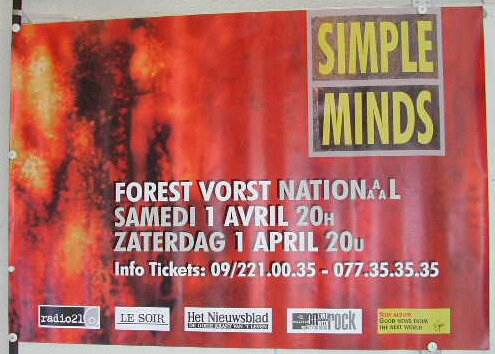 Simple Minds – 67 x 97 cm zeigt/Poster