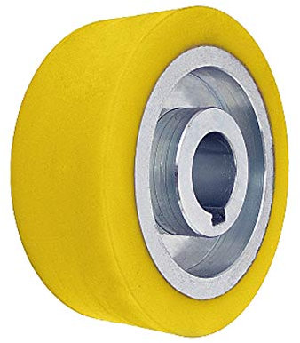 ZAB-S RMP-140-50/35 Rollen aus Polyurethan - Metall Kunstoffrollen Transportrollen Kunststoff (RMP-140-50/35)