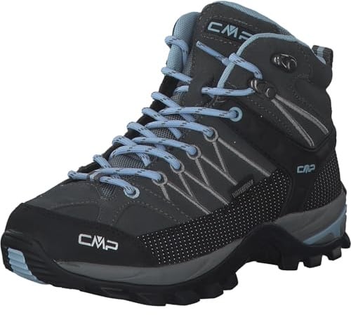 CMP Damen Rigel Mid Wmn Wp Trekking Shoes, Graphite Light Blue,41 EU