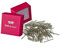 HAARallerliebst 100 Mini Haarnadeln - 3,4 cm klein Bobby Pins - beige für blonde Haare – Haarklemmen Damen & Hair Pins in pinker Box - Perfekte Haarnadel für Styling & Halt