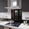 Glass Splashbacks Black - Made by Premier Range in 100cm Wide x 100cm High