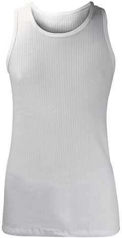 HEAT HOLDERS - Mens Winter Warm Cotton Thermal Underwear Sleeveless Vest