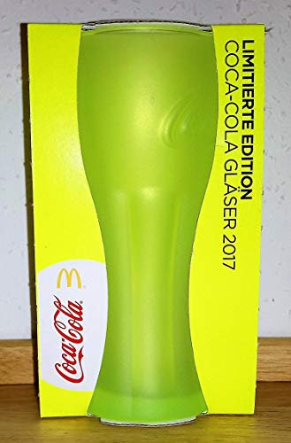Coca -Cola / Neon-Gelb/Glas / 2017 / Limitierte Auflage/Mc Donald's
