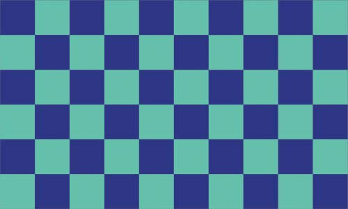 Fahne Flagge Karo dunkelblau/hellblau 90x150 cm Fahnen Ziel