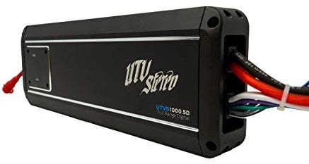 UTV Stereo Signature Series - 5 Channel Marine Amplifier UTVS1000.5D - Only Amp Made for UTV’s - w/Clipping Indicators, EZ Connectors and Easy to Tune