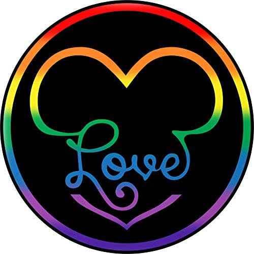 Love is Everything Aufkleber, Gay Pride Human Rights Premium Vinyl Aufkleber 7,6 x cm L für Auto Stoßstange Fenster LGBT Rainbow Science Real Black Lives Matter BLM + Better Than Magnets