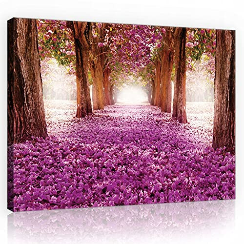 WallArena Leinwand Bilder 80x60 cm | Blumen, Leinwandbilder, Bild auf leinwand, Format: 80x60 cm (BxH) - einteilig auf Canvas Leinwand. Das Leinwand
