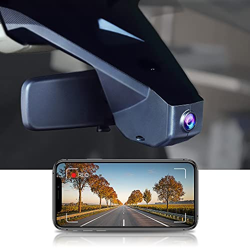 FITCAMX Caméra de Voiture 2160P Convient pour Peugeot 3008/5008/CITROËN Aircross C5/Ds7Crossback/DS7 Crossback ETENSE, Dashcam Voiture 4k WiFi, Vision Nocturne, G-Senseur, Mode Parking, 64 Go Carte