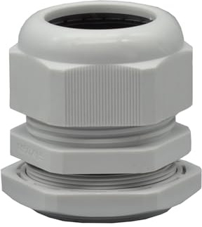 O4L - Outlet4Life IP67 Kabelverschraubung, wasserdicht mit Gegenmutter, metrisch M50 x 1,5 für 27-35mm Kabeldurchmesser, grau
