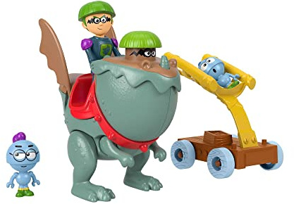 Fisher-Price HGP55 - Gus – Der klitze-kleine Ritter, Drache und Ritter Katapult, Mittelalter-Spielset mit Figuren, Spielzeug für Kinder ab 3 Jahren