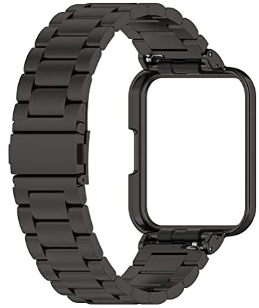 KKPLZZ Milanaise-Metallarmband kompatibel mit Redmi Watch 2 Lite Damen/Herren, Internationale Version Metallarmband mit Schutzhülle