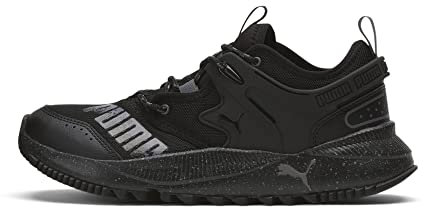 PUMA Pacer Future Trail Sneaker für Herren, Schwarz Schwarz-Castlerock, 44 EU