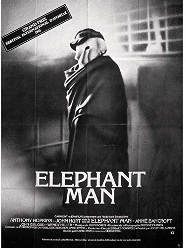 Fabulous Plakat Alte Französisch-Film-Plakat The Elephant Man Retro Vintage Film Kino 61x93cm
