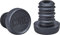 Fantic26 Core Stunt-Scooter Bar Ends Lenker Stopfen (1 Paar) (Alumium Lenker, Schwarz)