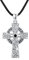 Keltisches Halskette 925 Sterling Silber ViKing Kreuz Kette Keltisches Kreuz Anhänger Keltisches Knoten Kette Vintage Anhänger Amulett Schmuck für Herren Sohn Jungen Damen Männer