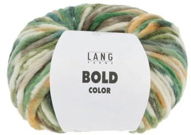 Lang Yarns - Bold Color 0001 grün orange 100 g