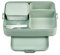 Mepal - Fiambrera Bento Take A Break Large - Lonchera Con Bento Box - Lunch Box para Sándwiches, Pequeños Tentempiés y Sobras - Merienda & Almuerzo - Con Compartimentos - 1500 ml - Nordic Sage