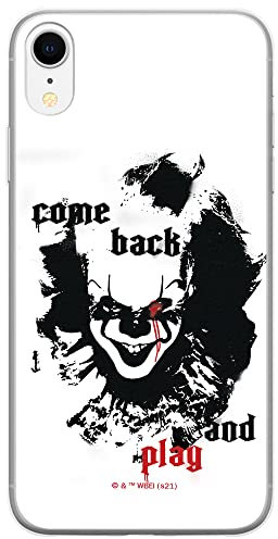 ERT GROUP mobile phone case for Iphone XR original and officially Licensed Horror pattern It 011 optimally adapted to the shape of the mobile phone, case made of TPU