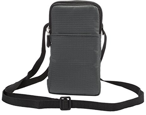 Sacoche à Bandouliere pour Téléphone Homme, Petit Sac Bandouliere Femme Telephone, 6.5 Nylon Sac à Epaule Petit Sac à Bandoulière Homme Housse de Universel Clip Crochet Etui Sac à Main Porte Monnaie