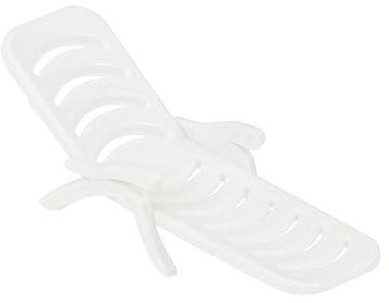 Gogogmee 10st Miniaturdekoration Strandkorb-dekore Micro Landschaft Strandkorbdekore Strandkorb-Ornamente Miniatur-landschaftsdekore Mikro Strandkorb Dekore Puppe Weiß Sukkulenten