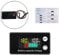 Heemol Batteriekapazitätsmonitor 12V 24V 36V 48V 60V 72V 84V Batteriemessgerät Multifunktionaler DC8-100V LCD Batteriestand Spannungs mit Temperatursensor Alarm für Autos Boote Wohnmobil.