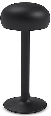 EVA SOLO | Emendo LED-Leuchte Black | Schaffen Sie überall Gemütlichkeit mit der kabellosen LED-Akkuleuchte, z. B. im Regal zwischen den Büchern oder auf dem Esstisch | Black