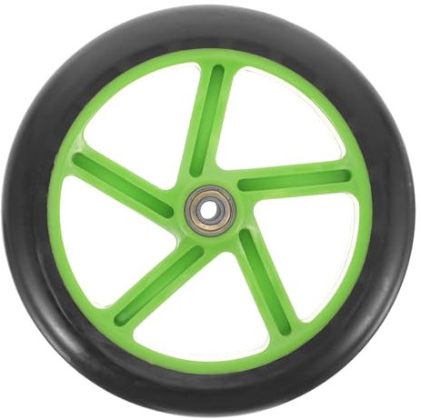 VICASKY Skateboard Roller-Räder Mit Lagern Roller-Ersatzräder Kickscooter-Rad Skateboard-Rad Robustes Rad Roller-Rad Für Razor-Kick-Scooter 180 Mm Roller