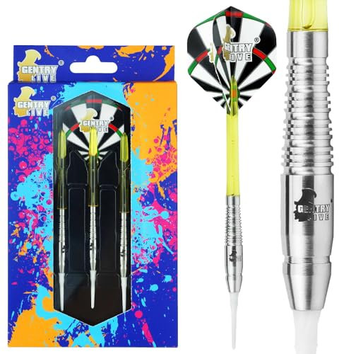 Gentry Live 80% Tungsten GL-02 17,5 g Soft Dart Nadel Nr. 5 Kleine Spitze Darts für elektronische Darts