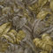 SOPHIE LAURENCE Anori Wallpaper - Ochre Yellow and Green Tropical Jungle Design, Artistic Canvas Finish, Paste The Wall, Washable, Strippable, Modern Style, 0.53m x 10.05m Roll