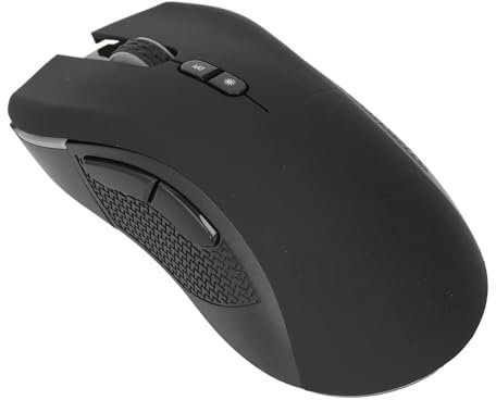 Bewinner Souris de Jeu sans Fil 7D 4800 DPI, Souris D'Ordinateur sans Fil Réglable Ergonomique 5 Millions de Clics Souris 2,4 G avec Capteur pour Ordinateur Portable de Bureau