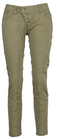 Buena Vista Damen Malibu 7/8 Stretch Twill Hose - Farn 2368 (DE/NL/SE/PL, Alphanumerisch, L, Regular, Regular, Farn)