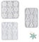 SEPWGUMD Set di 3 Stampi Natalizi in Silicone - Stampi in Silicone Versatili per Resina, Gesso, Ceramica e Cottura - Varietà di Disegni Natalizi - Facile Rimozione e Pulizia