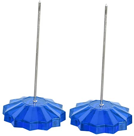 JEWEDECO 2piezas Inserto De Boleto Portanotas De Oficina Portarecibos Pinchos Para Fotos Notas Menús Papel Base De Tenedor