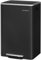 SONGMICS Kitchen Bin 50 L, with 15 Bin Bags, Stainless Steel, Removable Plastic Inner Bucket, with Lid, Handles, Soft Close, Ink Black LTB595B01