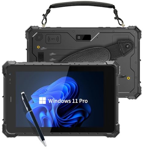CENAVA W80N - Tableta resistente con Windows 11 Pro de 8 pulgadas, 8 GB + 128 GB, Intel N5100, IP68 impermeable, 700 nits, lectura a la luz solar, 4G LTE GPS WiFi6, PC de trabajo al aire libre