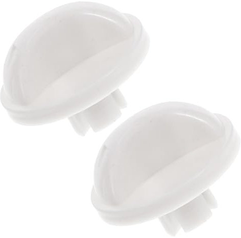 ULTECHNOVO 2 Stück Elektrolüfter ersatzteile Heizungsknopf tauschen Klimaanlagenknöpfe Zeitschaltuhr für das Badezimmer Bedienknöpfe aus Kunststoff Timer-Knopf ersetzen Abs Weiß