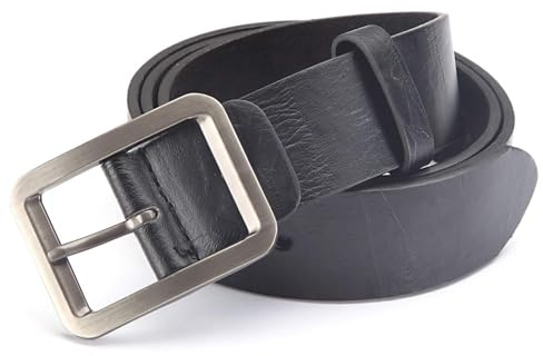 BEZLIT Herren Ledergürtel aus Echtleder – klassischer Jeansgürtel mit – robuste Dornschließe, zeitloser Gürtel für Anzug, Jeans & Freizeit