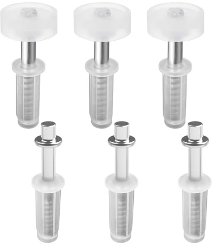 Bifold Door Top Roller Guides and Top Pivot, Spring Loaded Bifold Closet Door Hardware Kit