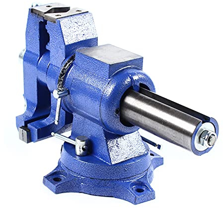 Tornillo de banco multifunción giratorio 360°, tornillo de banco de 100 mm, para fresadoras, lijadoras y dispositivos de erosión, herramienta de precisión con aplicación versátil