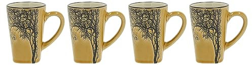 Villa Collection Hela Tasse espresso Dia. 5,5 x 8 cm 0,1 litre 4 pces Jaune doré
