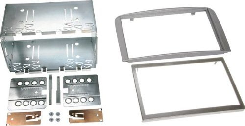 Radioblende 2-DIN Alfa Romeo 147, GT, silber