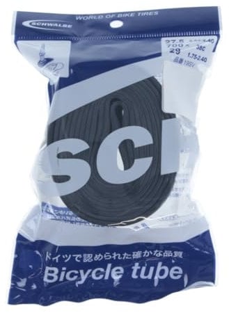 Schwalbe 10930343V Fahrradschlauch, Schwarz, 27.5/29 x 1.50-2.40 40/62-584/635 SV40 mm