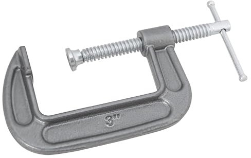 Performance Tool W206C Ductile Iron C-Clamp with Tough Enamel Finish for Superior Corrosion Resistance - Ideal for Home, Shop, Auto and Office Jobs