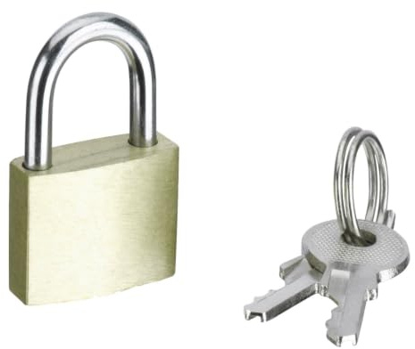 ABB Protecta Plus SA2 Padlock • Safety Lock with 2 Keys for SA1 SA1E Locking Devices • 3 mm Shackle • GJF1101903R0002