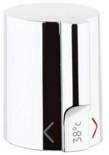 GROHE Temperaturwählgriff (Original Ersatzteil, Langlebig, Robust, Herstellergarantie: 5 Jahre), Chrom, 47239000